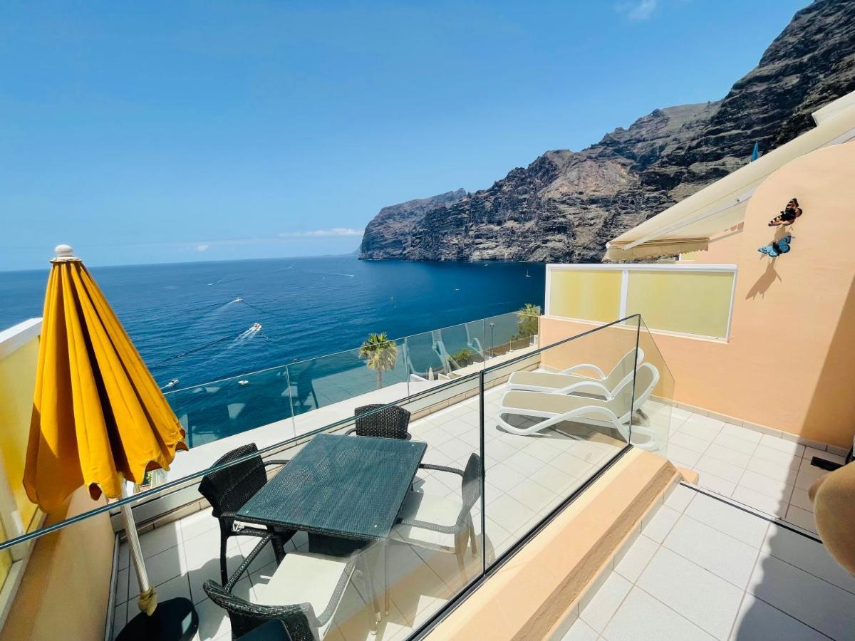 Magnificent Apt. With Sea View, Cliff & Marina Santiago del Teide Dış mekan fotoğraf